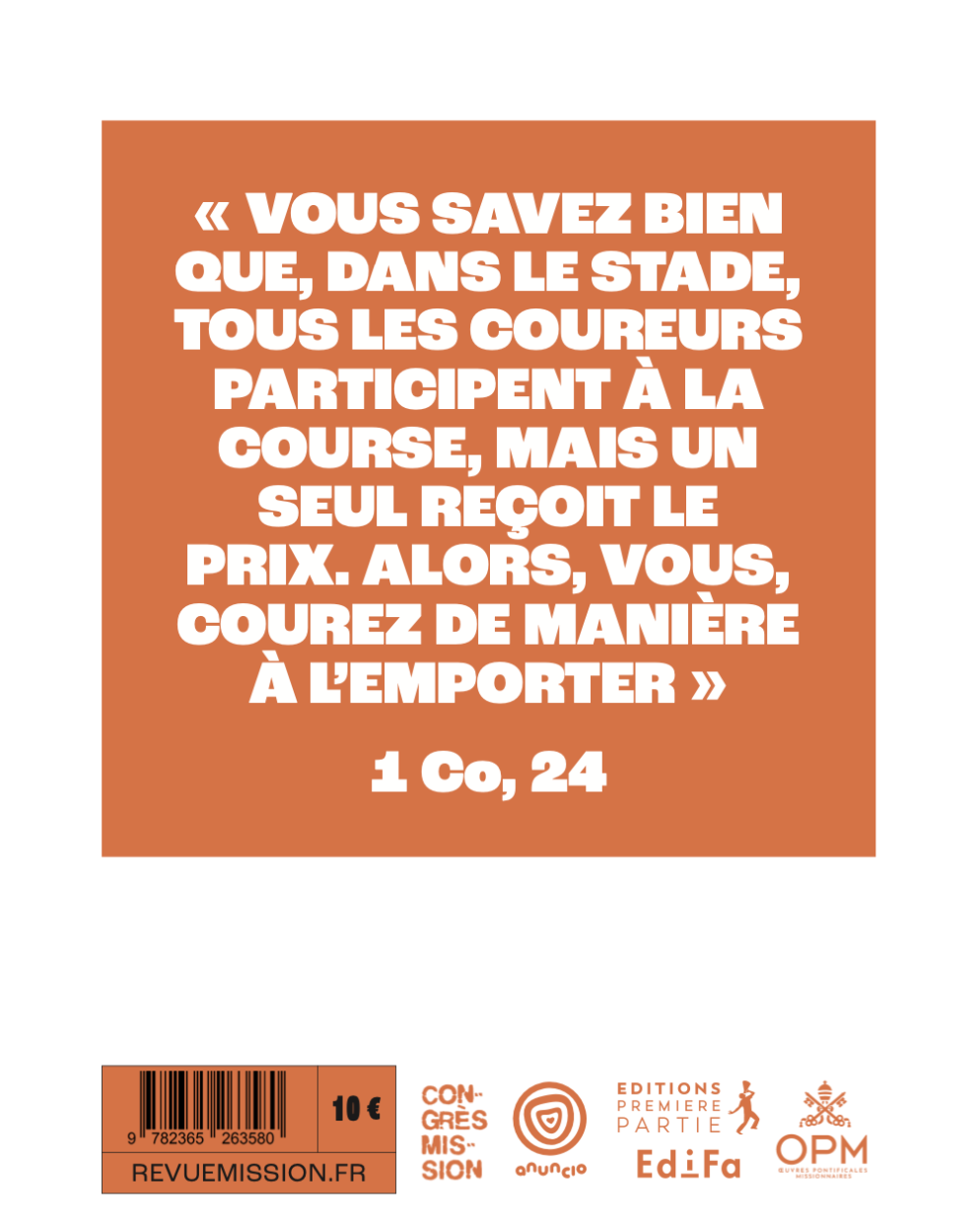Couverture arrière